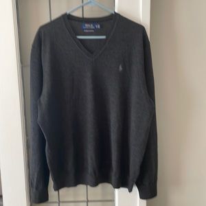 Ralph Lauren Grey Wool Sweater - XL